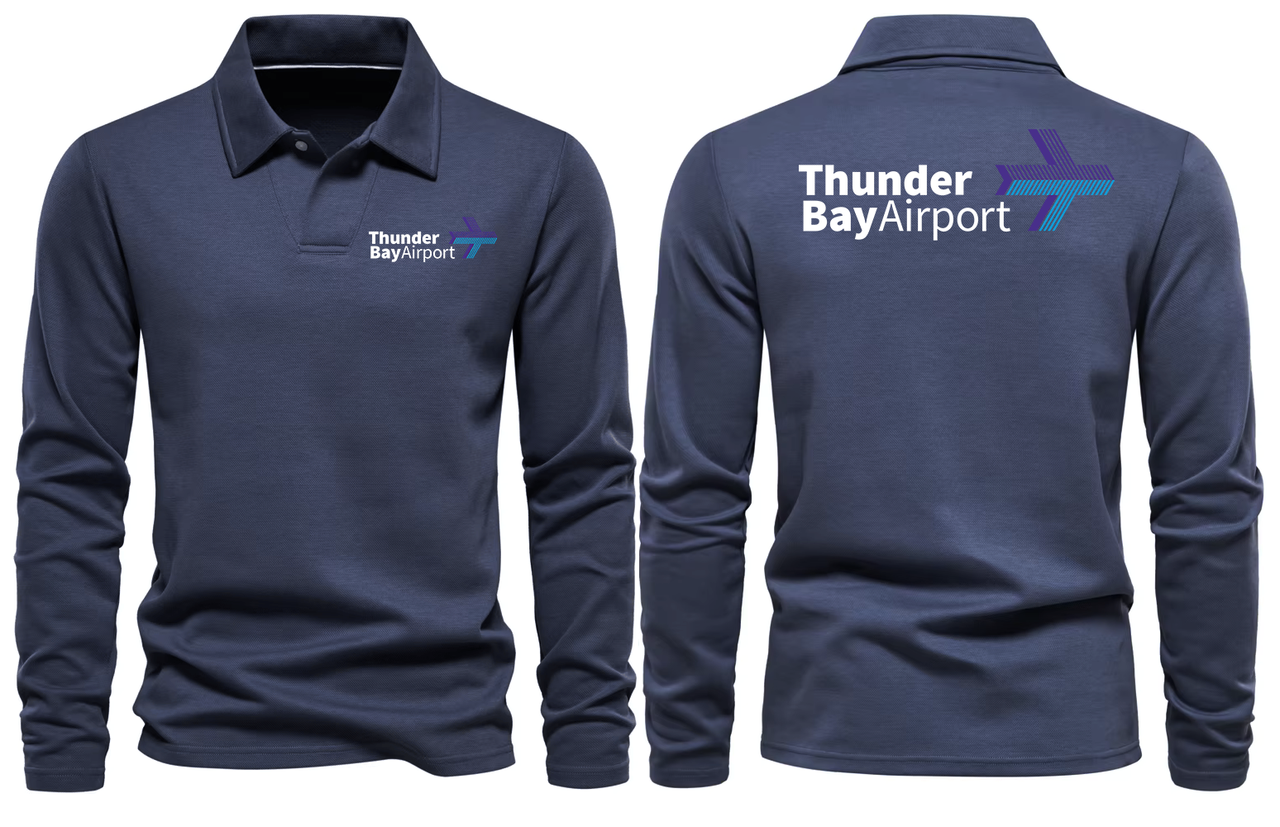 THUNDER BAY AIRPORT LONG SLEEVE  POLO