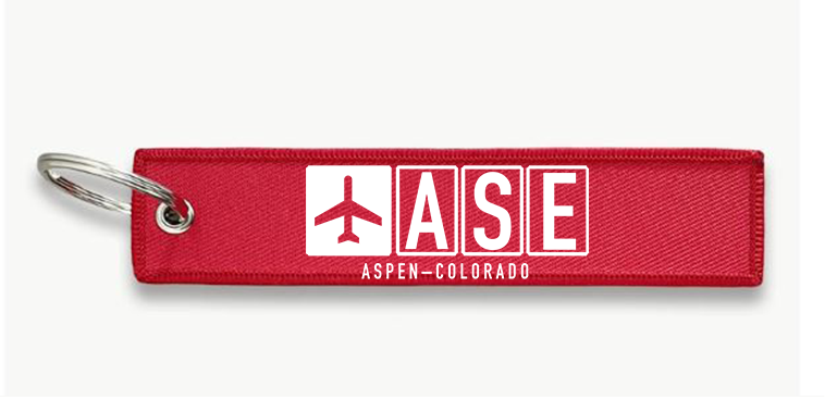 ASE AIRPORT KEY CHAIN
