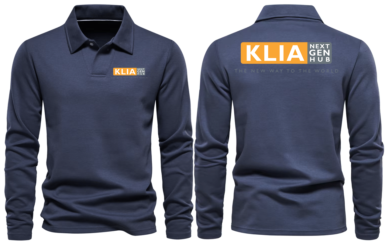 KLIA AIRPORT LONG SLEEVE  POLO