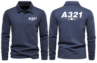 Thumbnail for AIRBUS A321 LONG SLEEVE  POLO