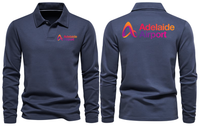 Thumbnail for ADELAIDE AIRPORT LONG SLEEVE  POLO