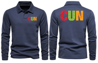 Thumbnail for CUN AIRPORT LONG SLEEVE  POLO