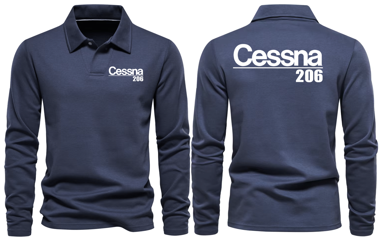 CESSNA 206 LONG SLEEVE  POLO