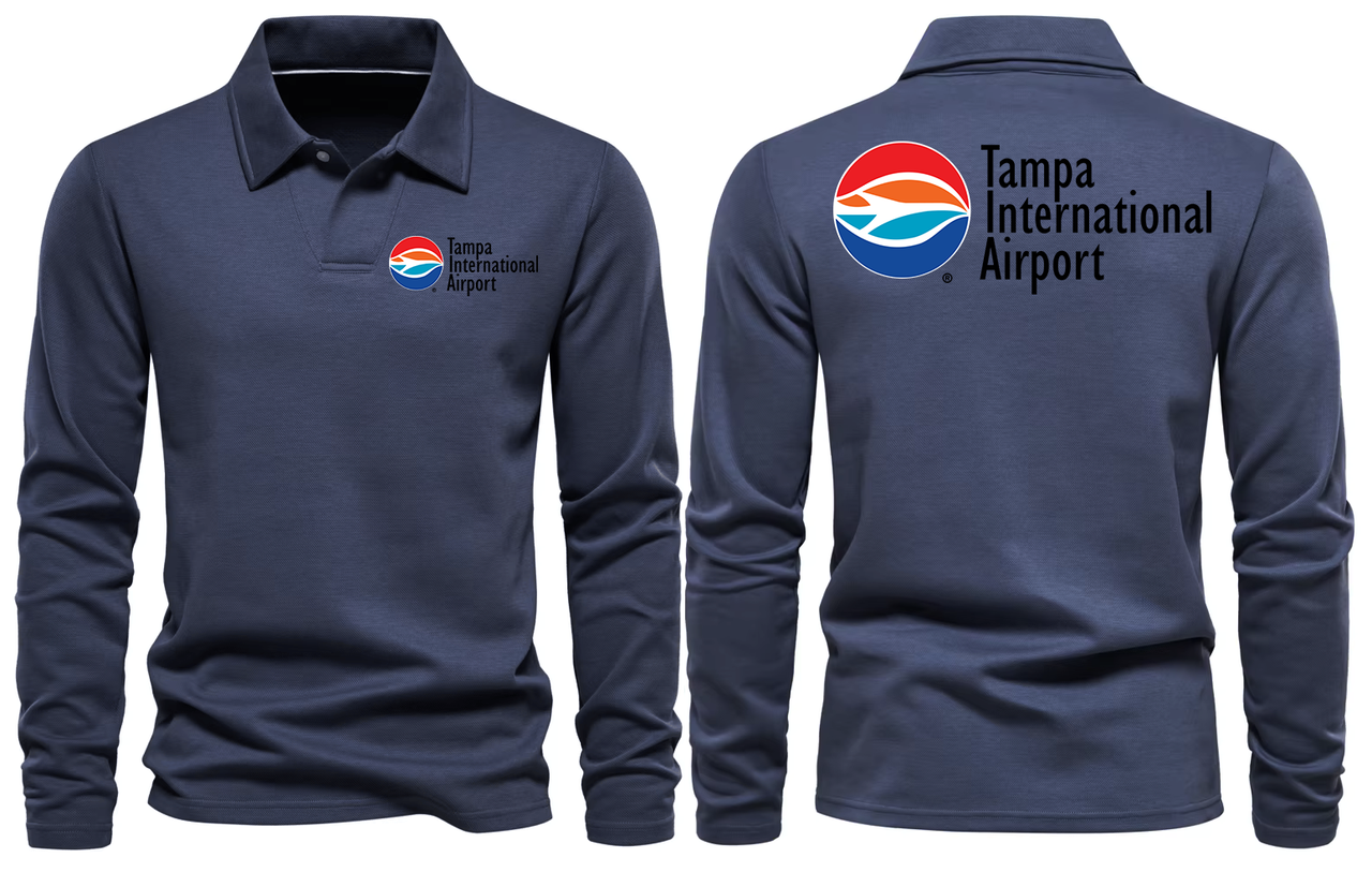 TAMPA AIRPORT LONG SLEEVE  POLO