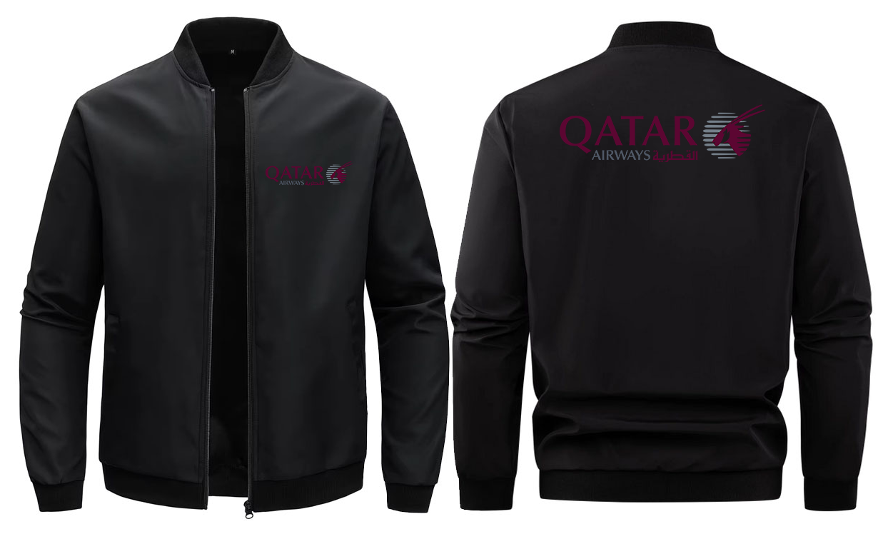 QATAR AIRWAYS LOOSE SOLID COLOR JACKET