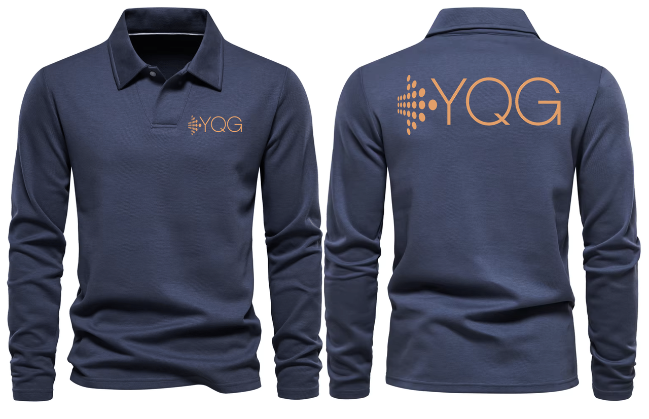 YQG AIRPORT LONG SLEEVE  POLO