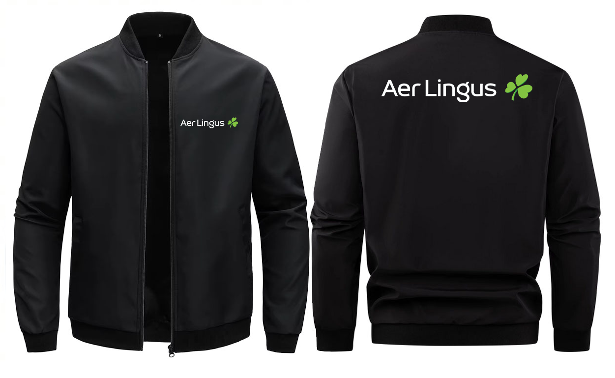 AER LINGUS LOOSE SOLID COLOR JACKET