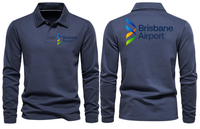 Thumbnail for BRISBANE AIRPORT LONG SLEEVE  POLO