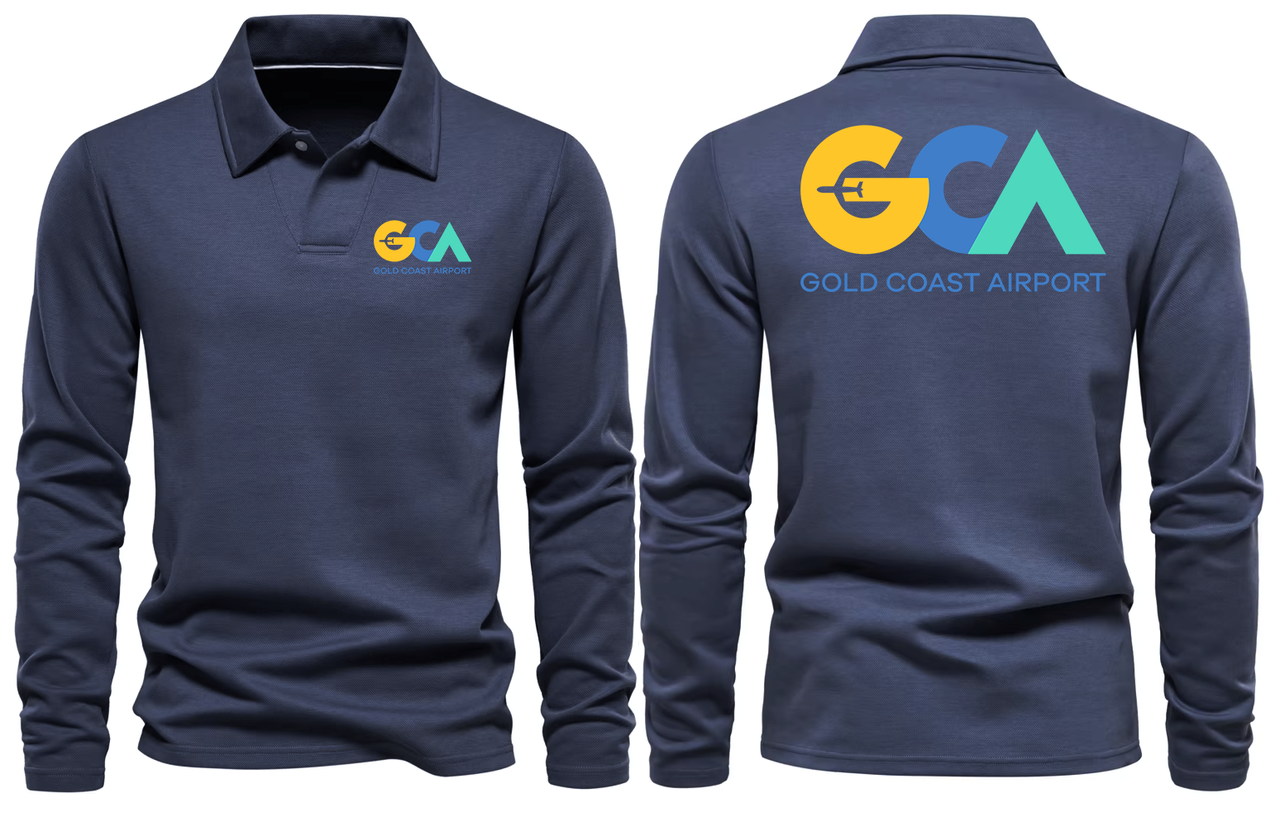 GCA AIRPORT LONG SLEEVE  POLO