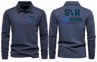 Thumbnail for SYR AIRPORT LONG SLEEVE  POLO