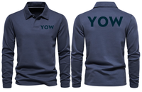 Thumbnail for YOW AIRPORT LONG SLEEVE  POLO