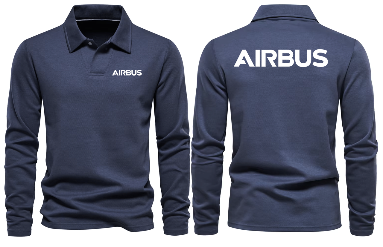 AIRBUS  LONG SLEEVE  POLO
