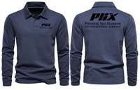 Thumbnail for PHX AIRPORT LONG SLEEVE  POLO