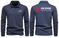 Thumbnail for AIR CHINA AIRLINES LONG SLEEVE  POLO