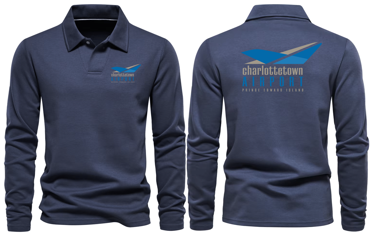 CHARLATTETWON AIRPORT LONG SLEEVE  POLO