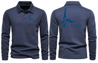 Thumbnail for OMA AIRPORT LONG SLEEVE  POLO