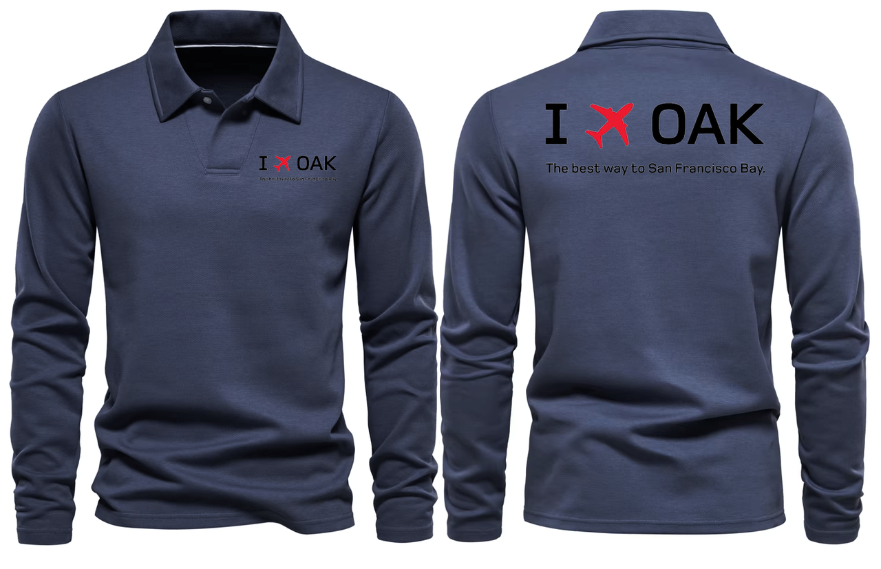 SAN FRANCO AIRPORT LONG SLEEVE  POLO