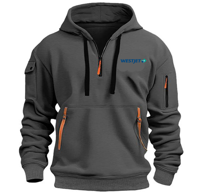 WESTJET AIRWAYS HOODED JACKET PULLOVER