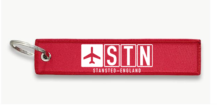 STN AIRPORT KEY CHAIN