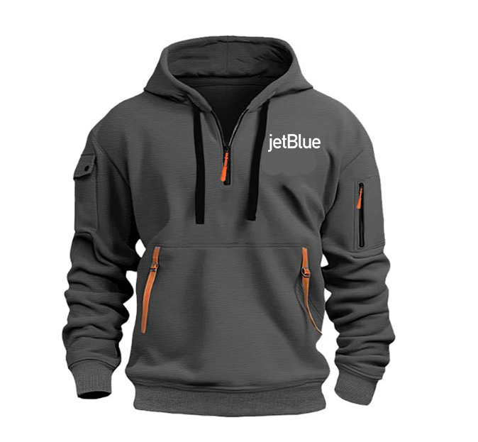 JETBLUE AIRLINE HOODED JACKET PULLOVER