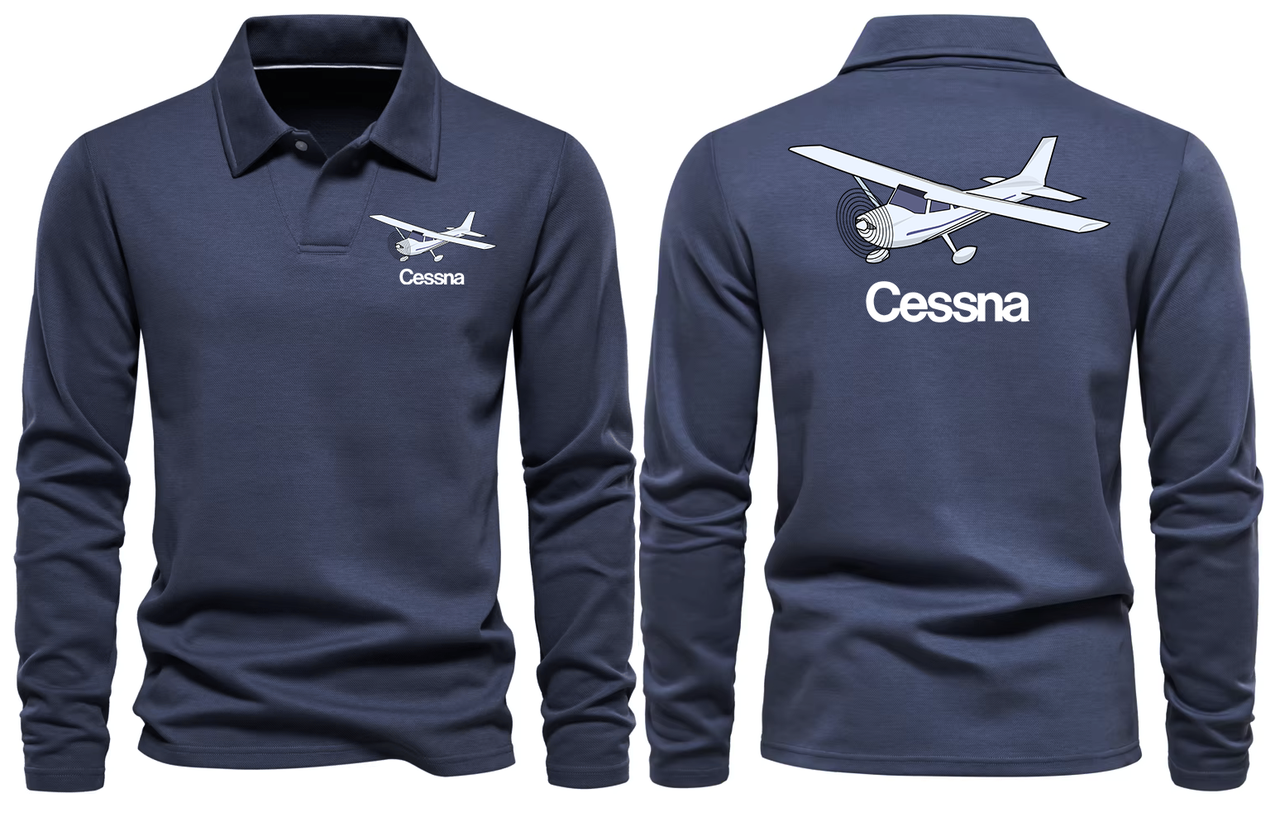 CESSNA LONG SLEEVE  POLO