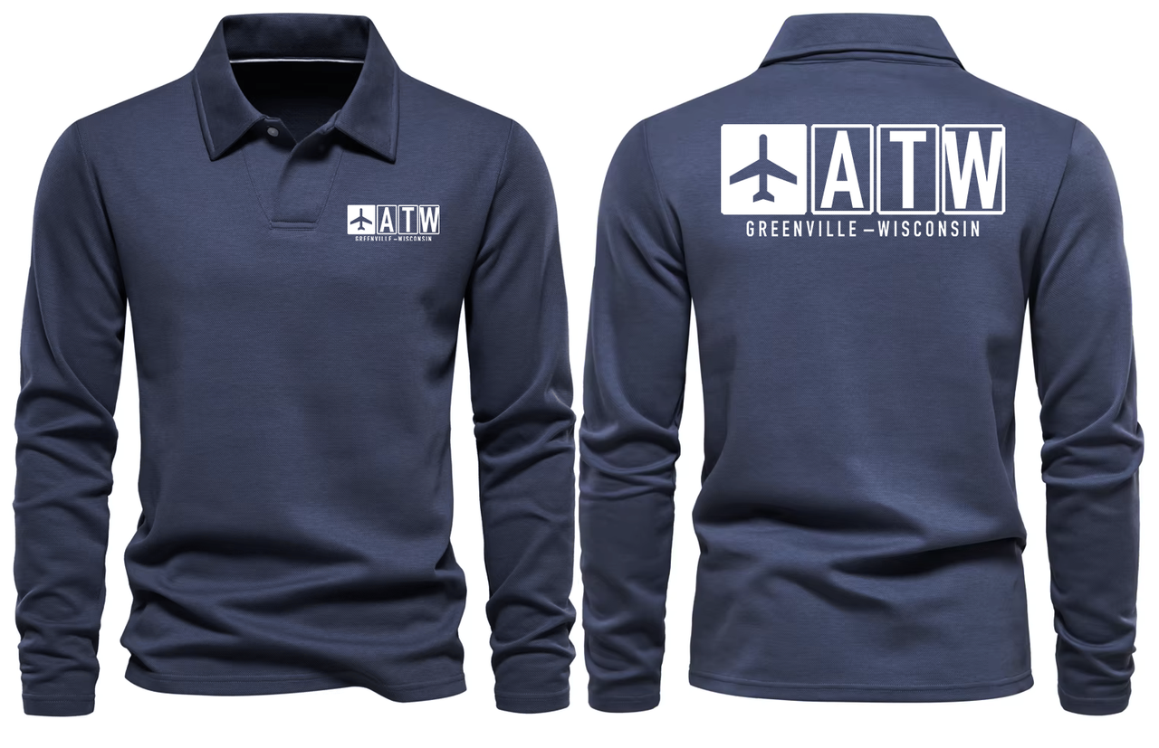 ATW AIRPORT LONG SLEEVE POLO