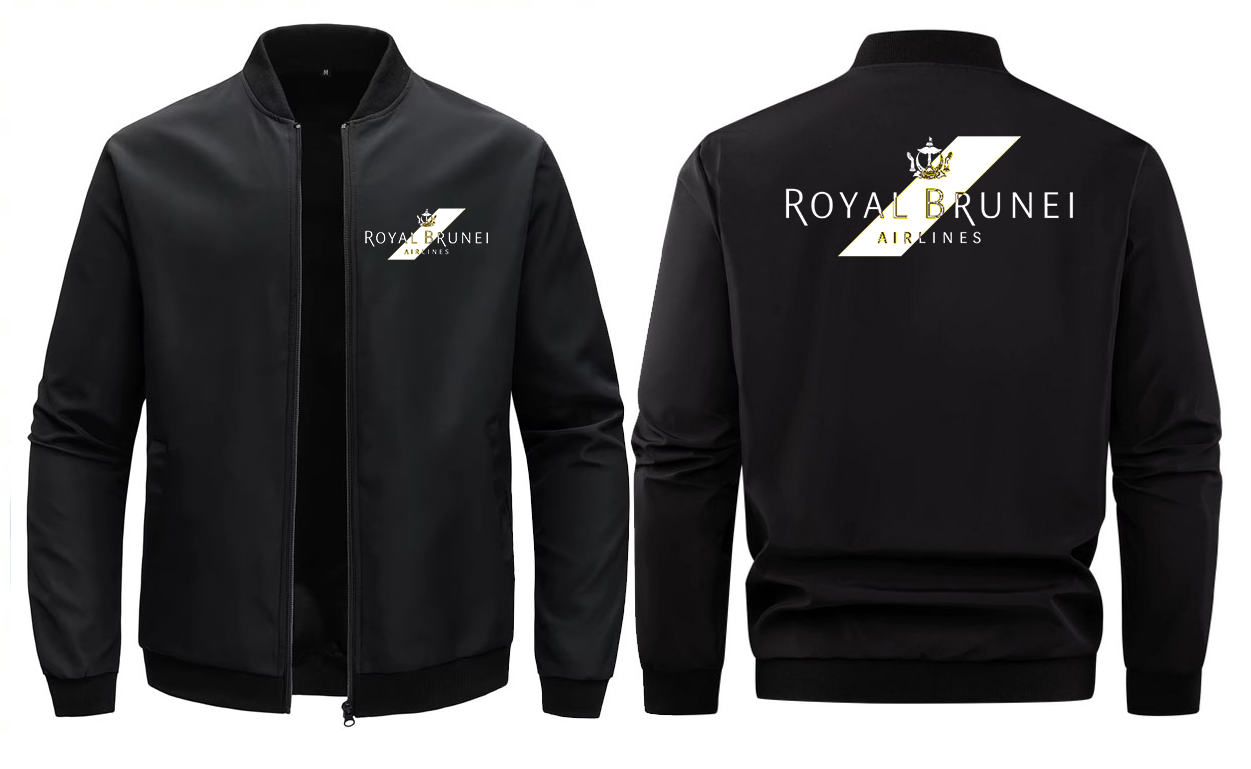 ROYAL BRUNE AIRLINES  LOOSE SOLID COLOR JACKET