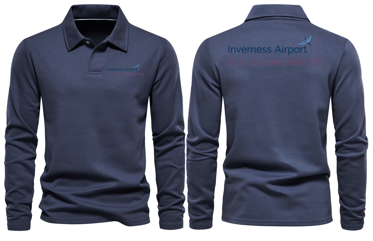 INVERNESS AIRPORT LONG SLEEVE  POLO
