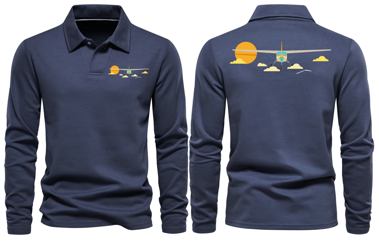 CESSNA LONG SLEEVE  POLO