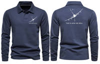 Thumbnail for AIRBUS 380 THIS IS HOW WE ROLL LONG SLEEVE  POLO