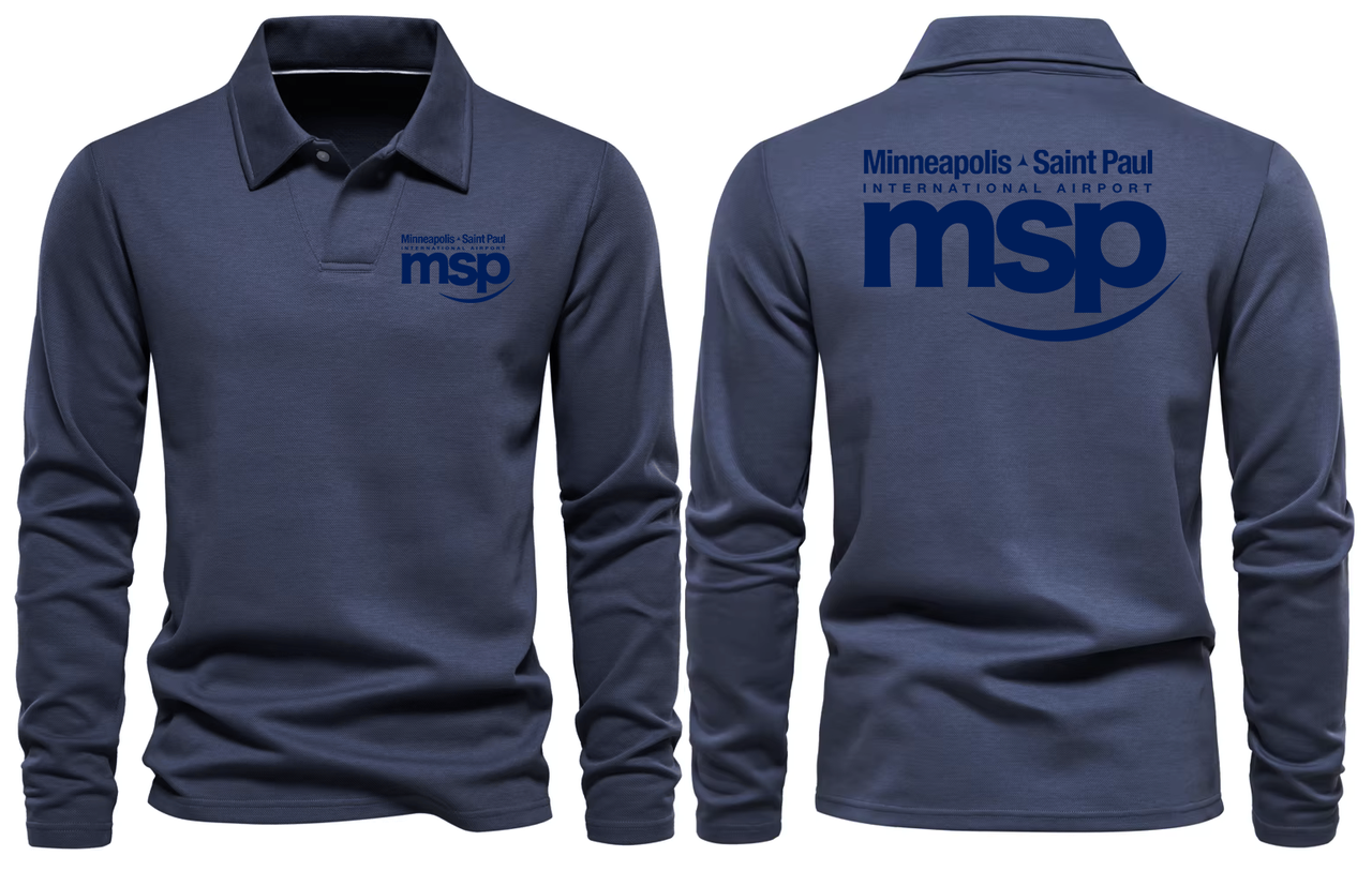 MSP AIRPORT LONG SLEEVE  POLO