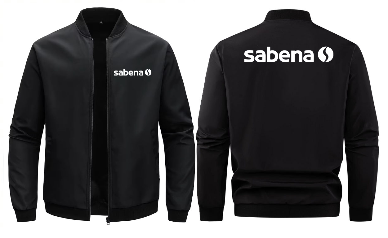 SABENA AIRLINES  LOOSE SOLID COLOR JACKET