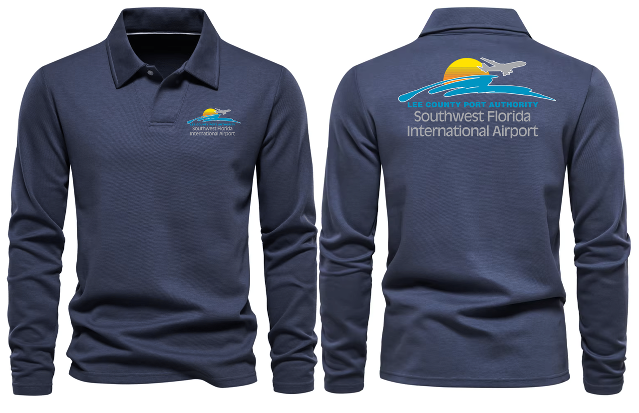 SOUTHWEST AIRPORT LONG SLEEVE  POLO
