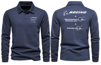 Thumbnail for BOEING DOUGLAS LONG SLEEVE  POLO