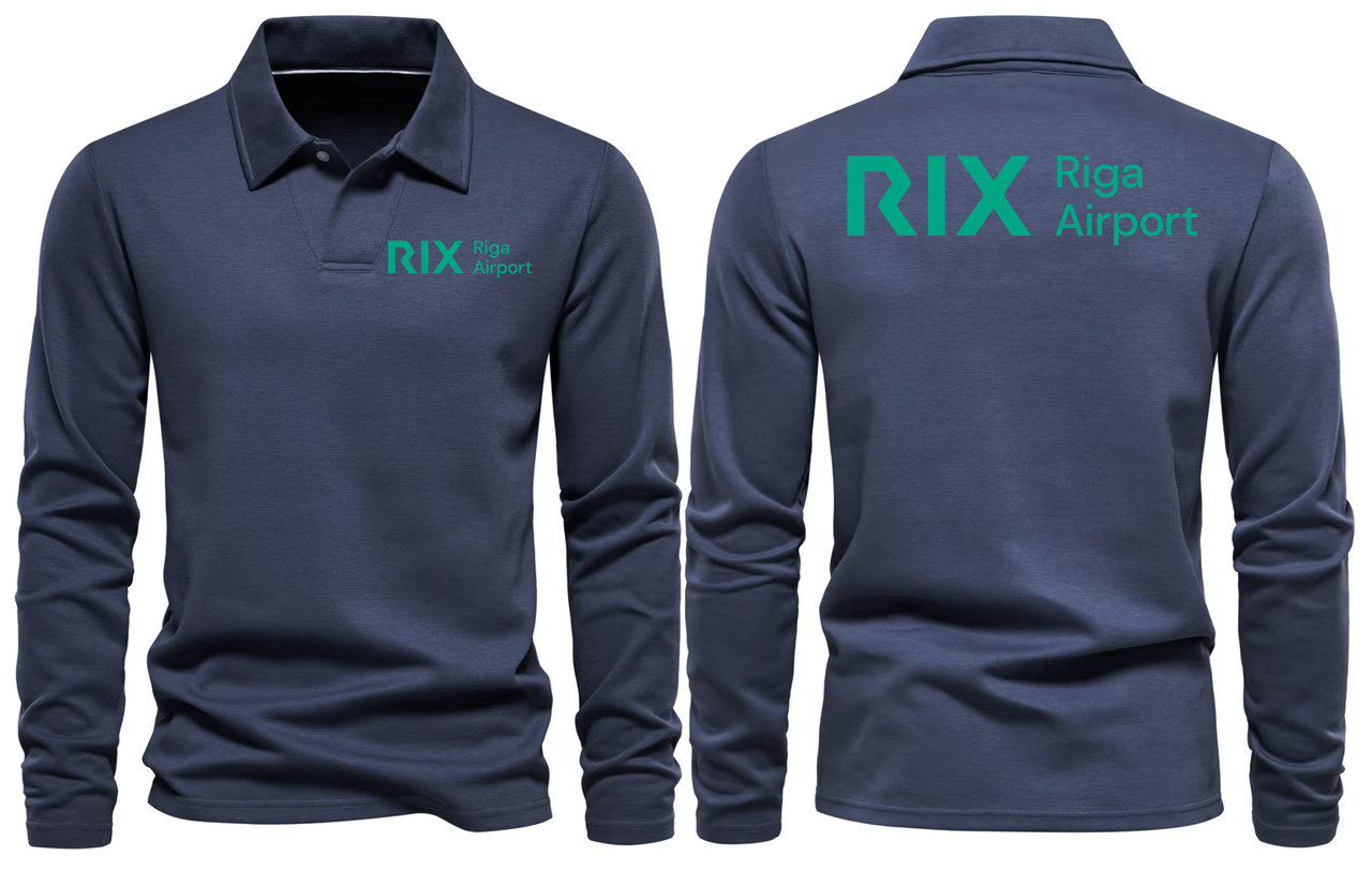 RIX AIRPORT LONG SLEEVE  POLO