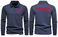 Thumbnail for HELVETIC AIRLINES LONG SLEEVE  POLO