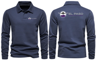 Thumbnail for EL PASO AIRPORT LONG SLEEVE  POLO