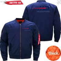 Thumbnail for MD HELICOPTER LOGO AVIATOR JACKET
