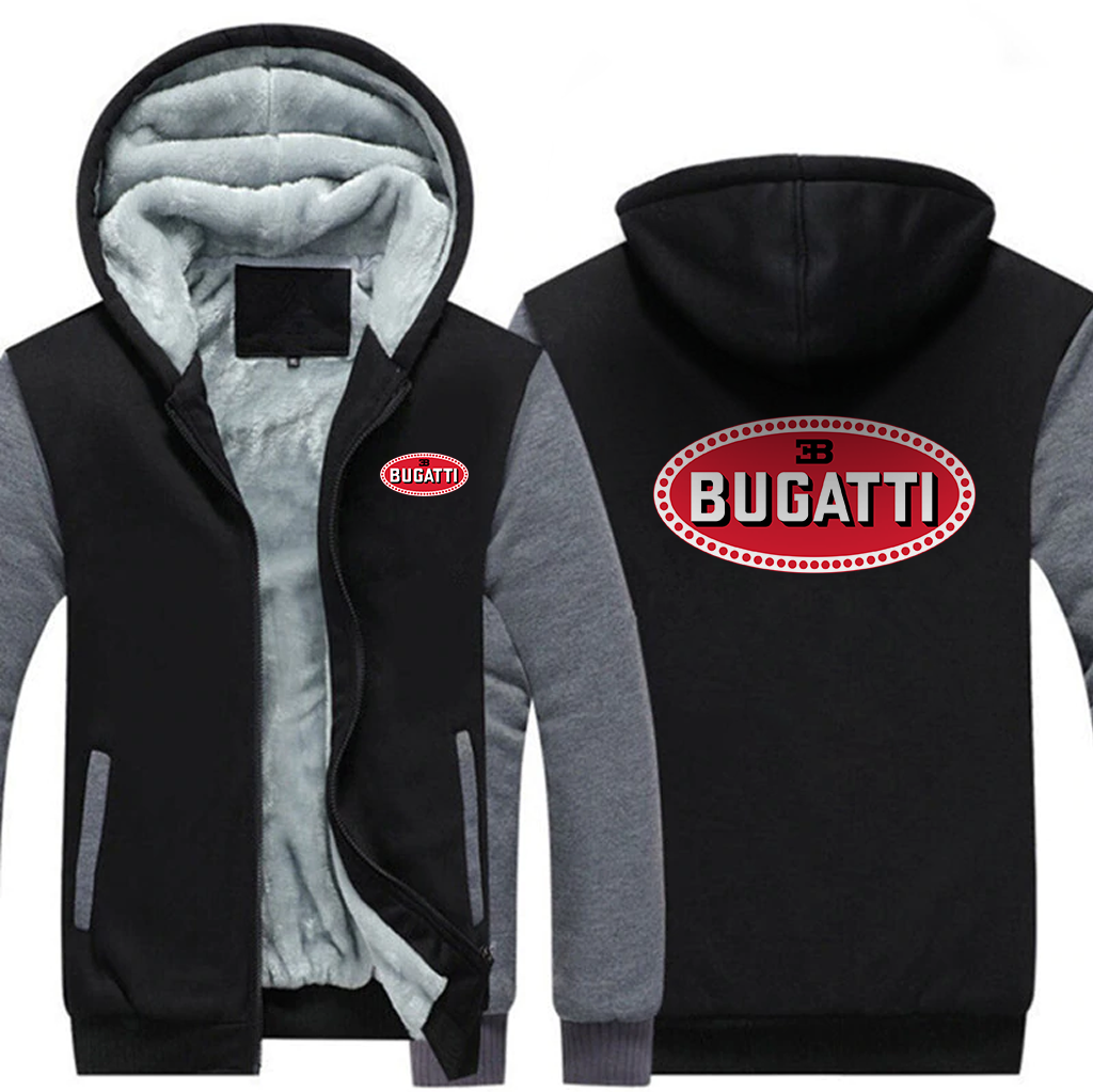 BUGATTI  AUTOMOBILE  FLEECE SWEATSHIRT