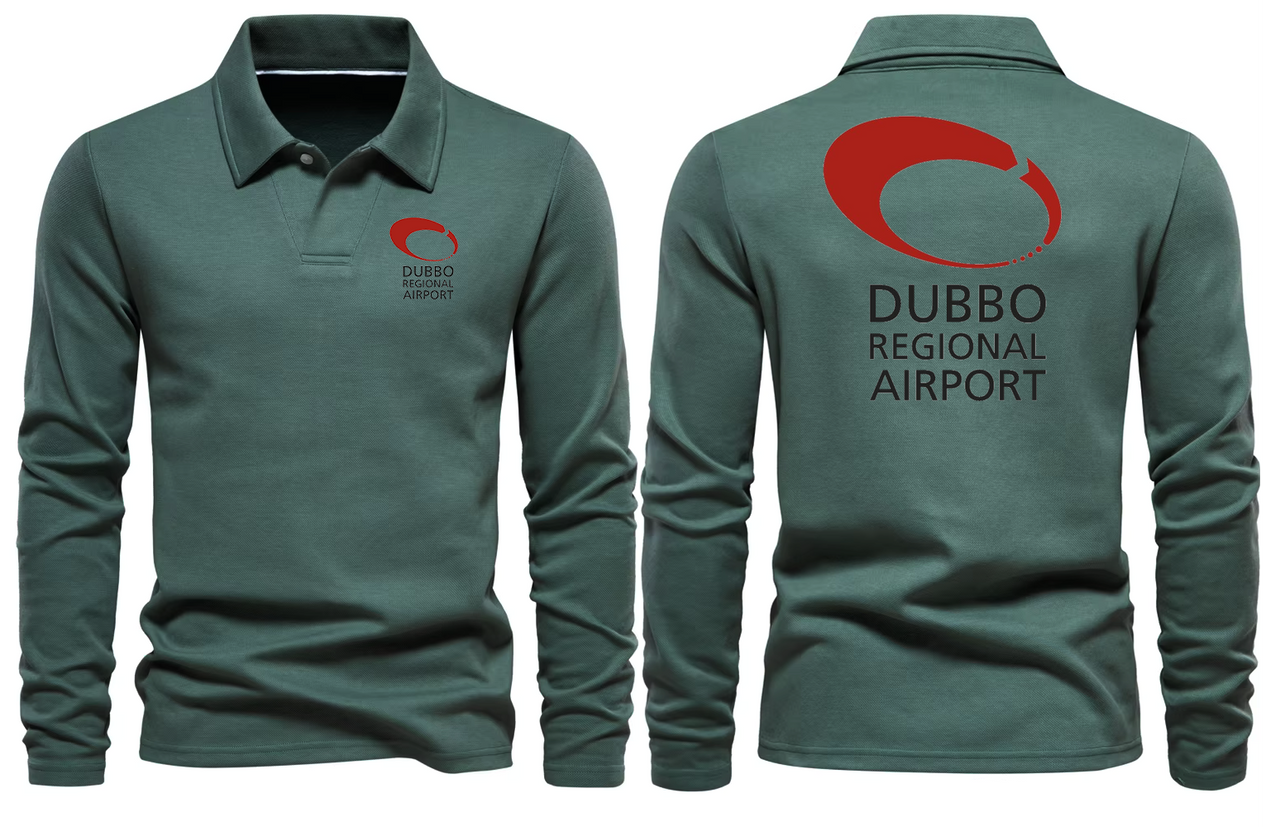 DUBBO REGIONAL AIRPORT LONG SLEEVE  POLO