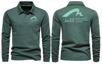 Thumbnail for HONGKONK AIRPORT LONG SLEEVE  POLO