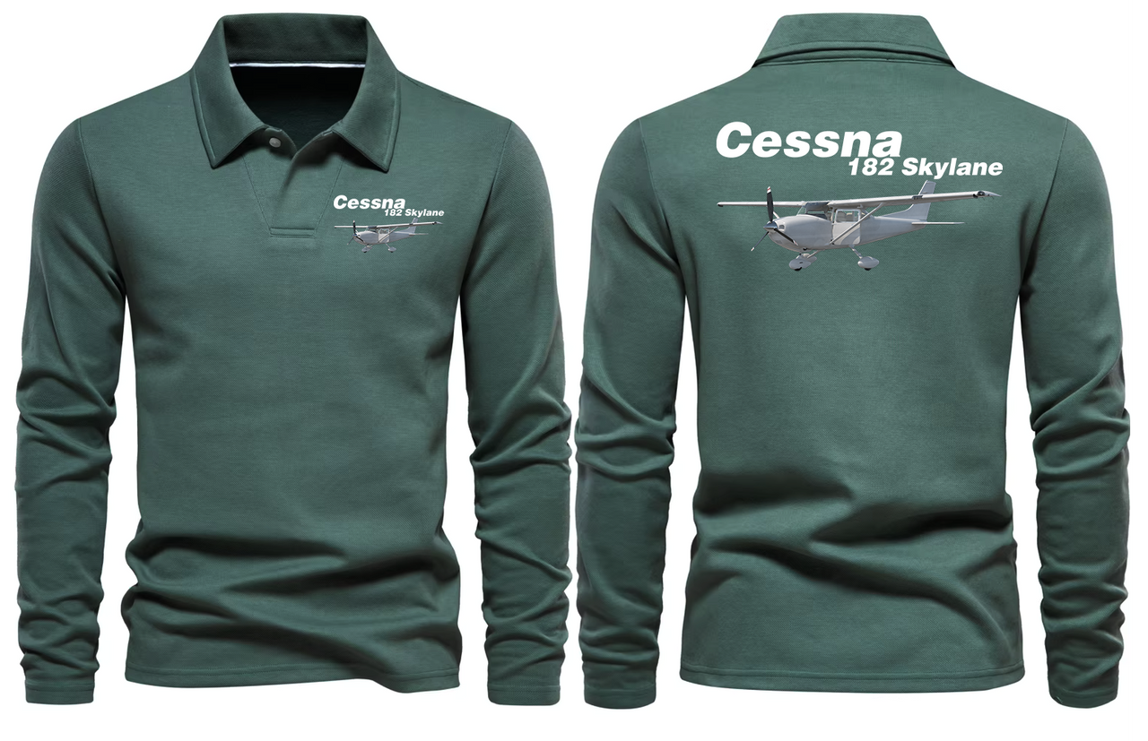 CESSNA 182 LONG SLEEVE  POLO