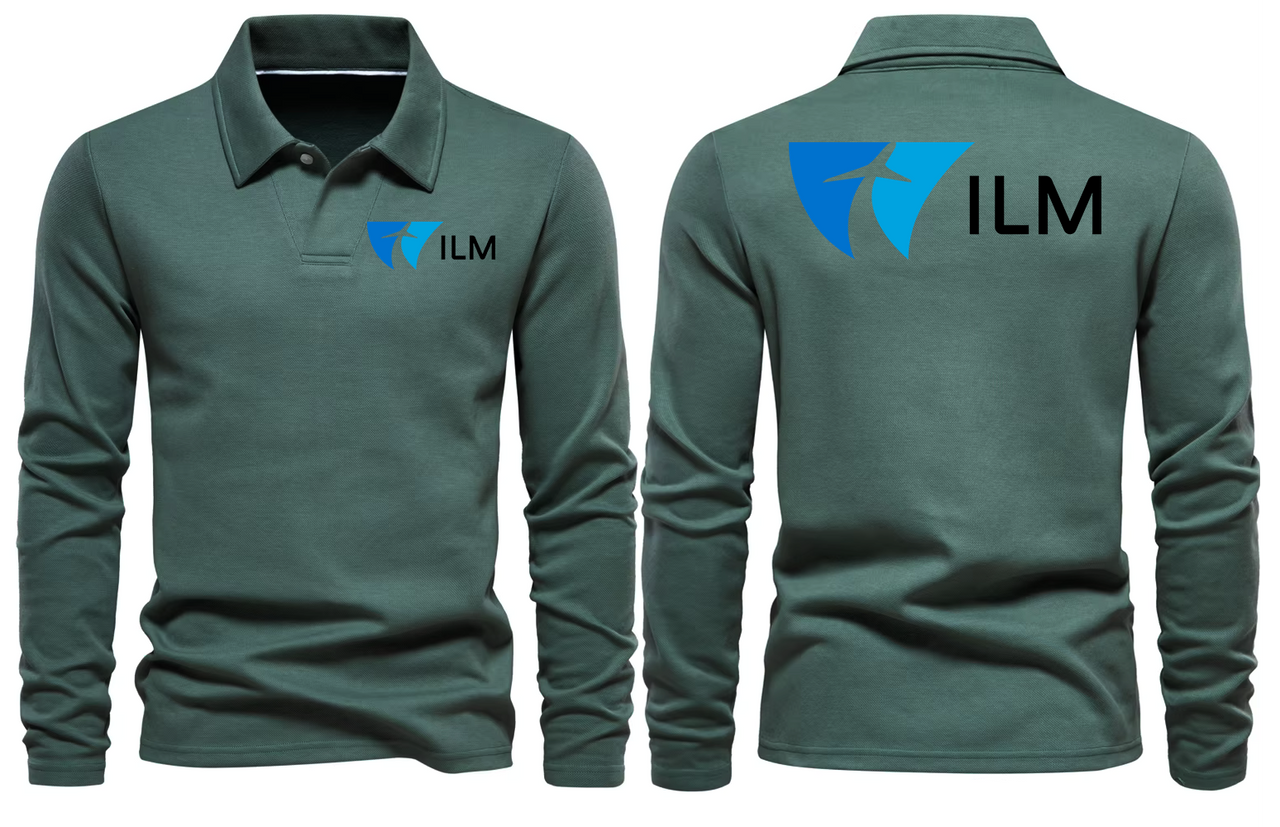 ILM AIRPORT LONG SLEEVE  POLO