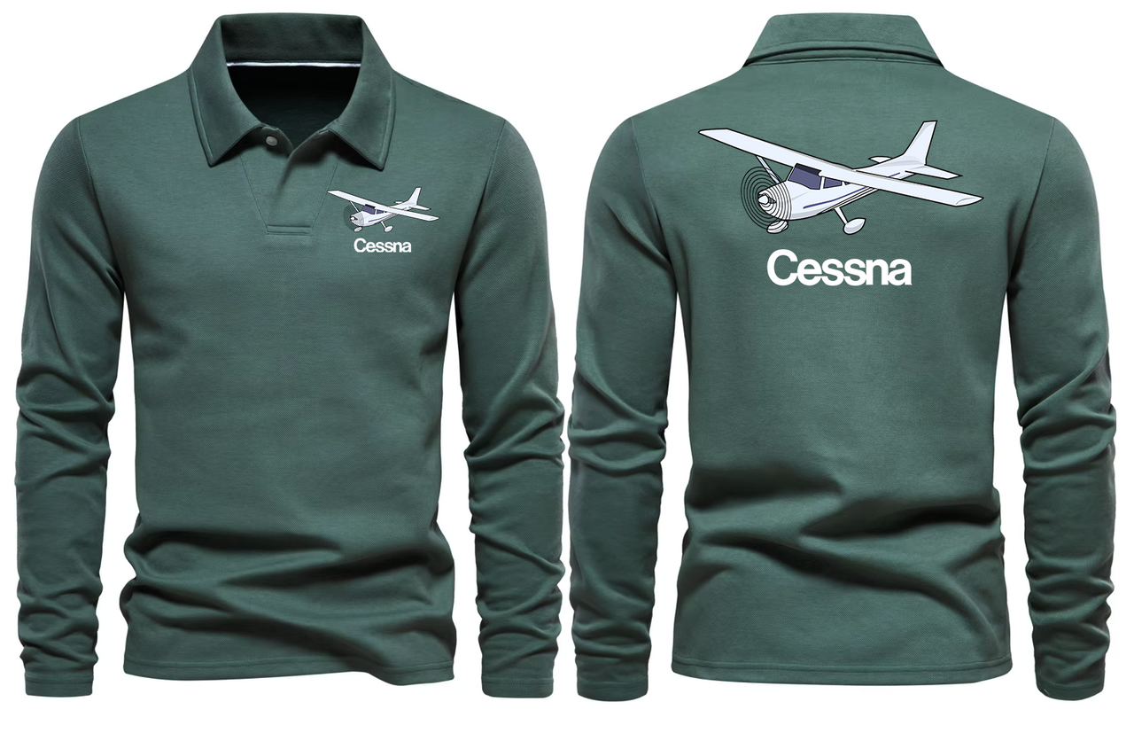 CESSNA LONG SLEEVE  POLO