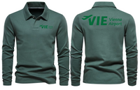 Thumbnail for VIE AIRPORT LONG SLEEVE  POLO