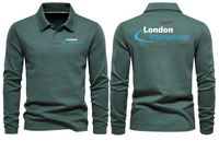 Thumbnail for LONDON AIRPORT LONG SLEEVE  POLO