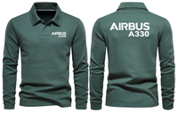 Thumbnail for AIRBUS 330 LONG SLEEVE  POLO