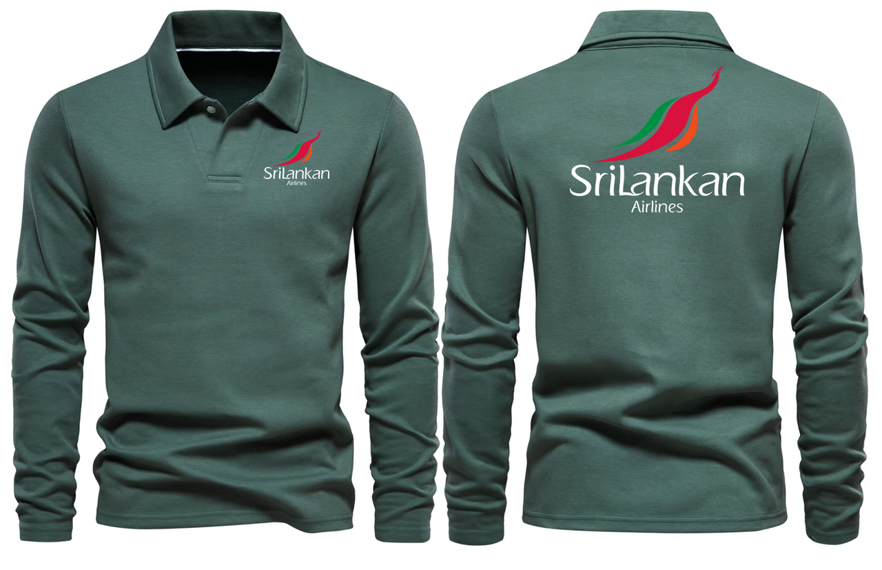 SRI LANKA AIRLINES LONG SLEEVE  POLO