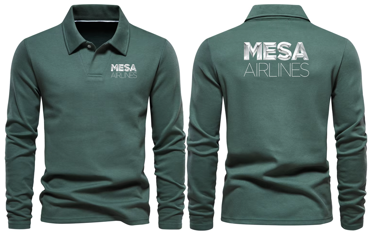 MESA AIRLINES  LONG SLEEVE  POLO