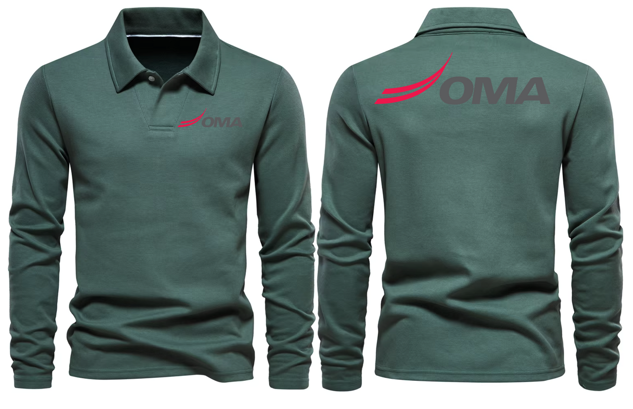 OMA AIRPORT LONG SLEEVE  POLO (Copy)